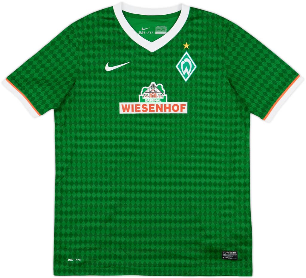2013-14 Werder Bremen Home Shirt - 9/10 - (XL.Boys)