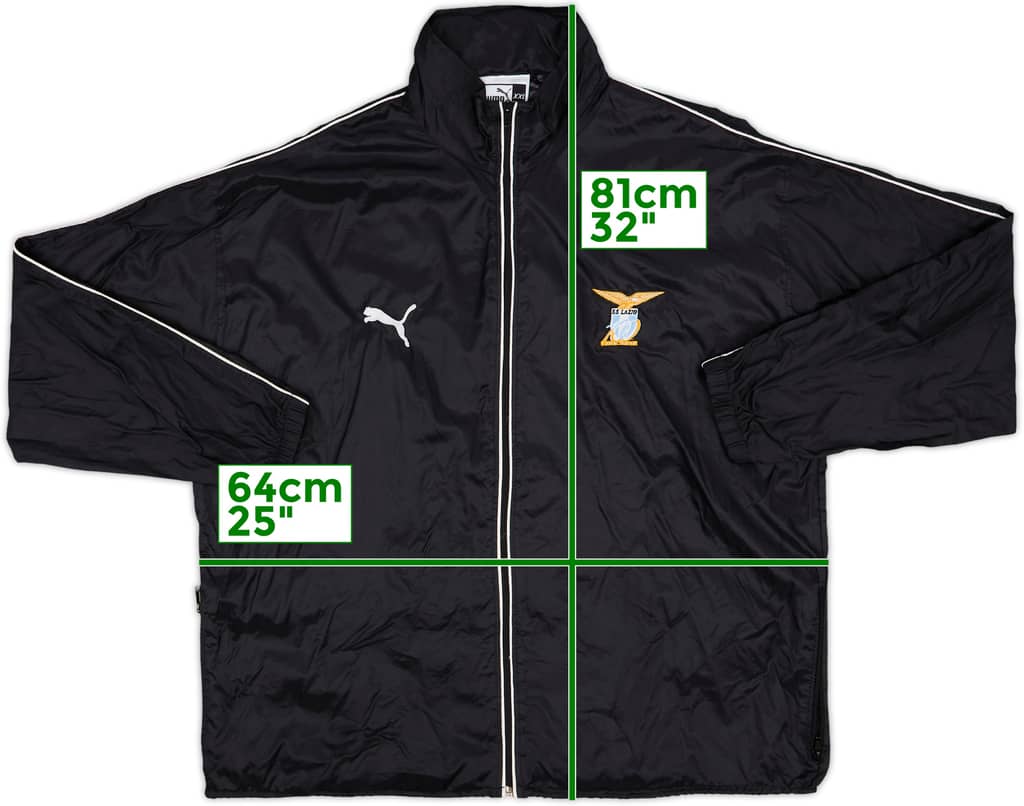 1999-00 Lazio Puma Hooded Rain Jacket - 7/10 - (XXL)