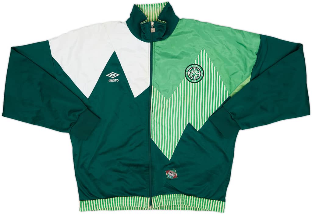 1990-91 Celtic Umbro Track Jacket - 6/10 - (L)