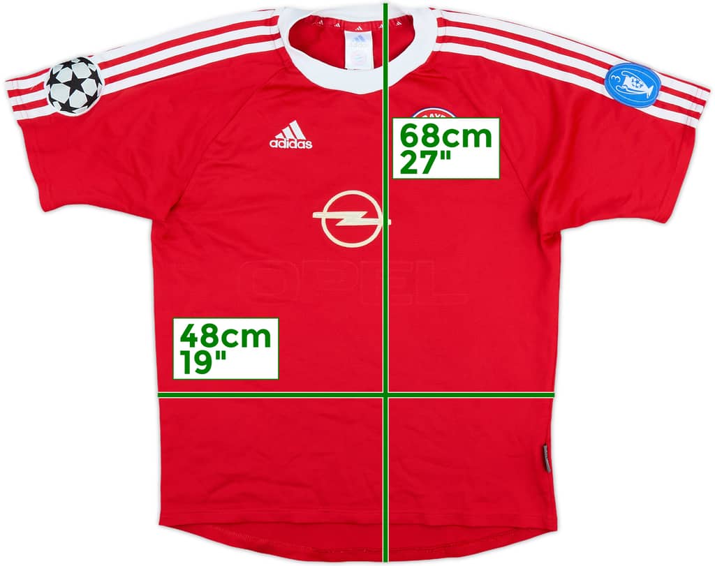 2000-01 Bayern Munich CL Home Shirt - 4/10 - (S)