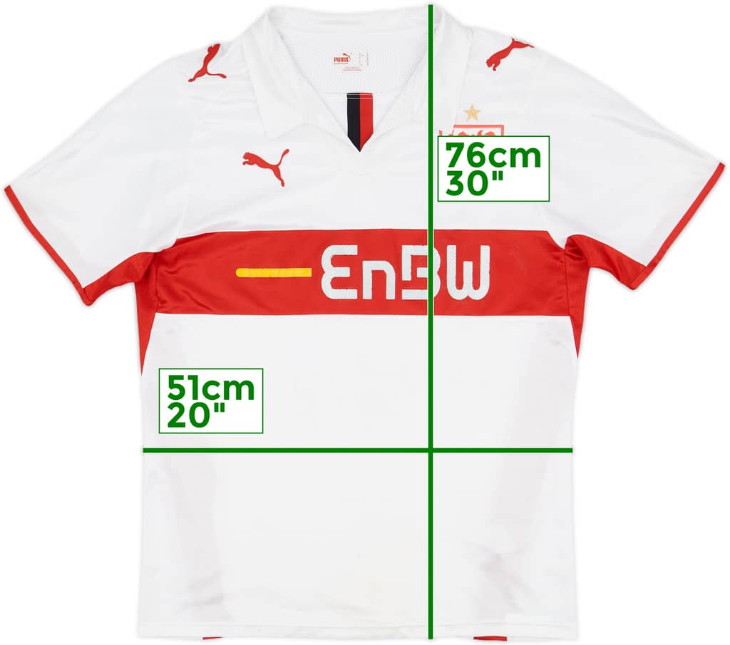 2008-09 Stuttgart Home Shirt - 4/10 - (M)