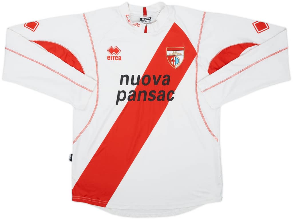 2006-07 Mantova Home L/S Shirt - 7/10 - (M)