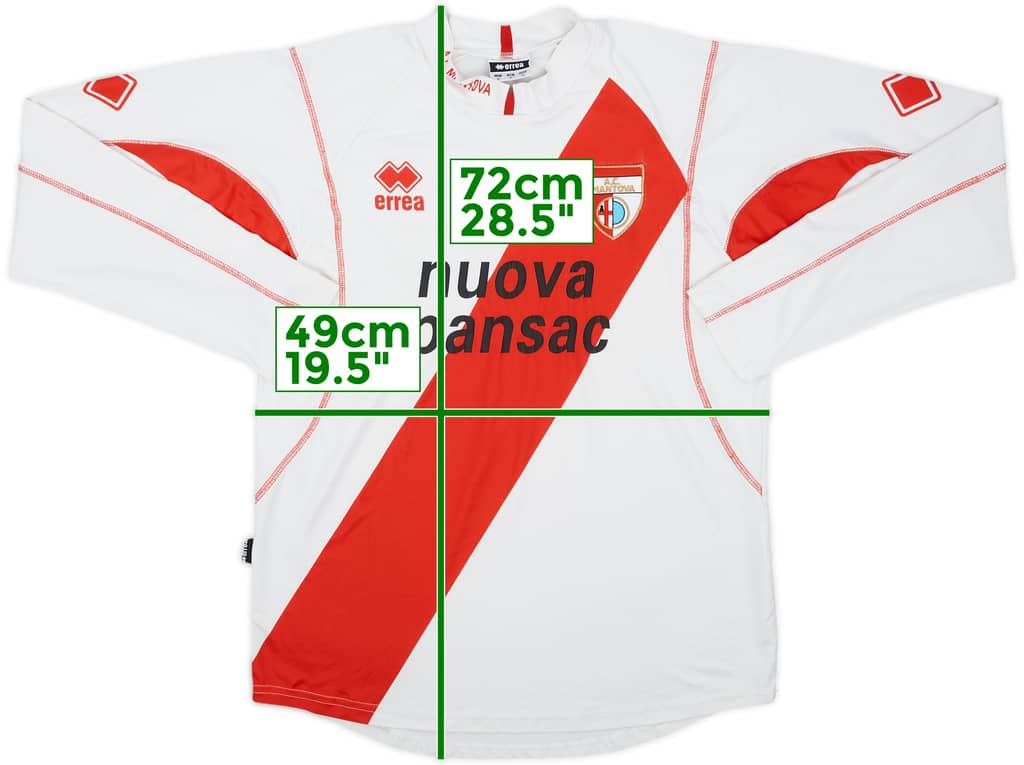 2006-07 Mantova Home L/S Shirt - 7/10 - (M)