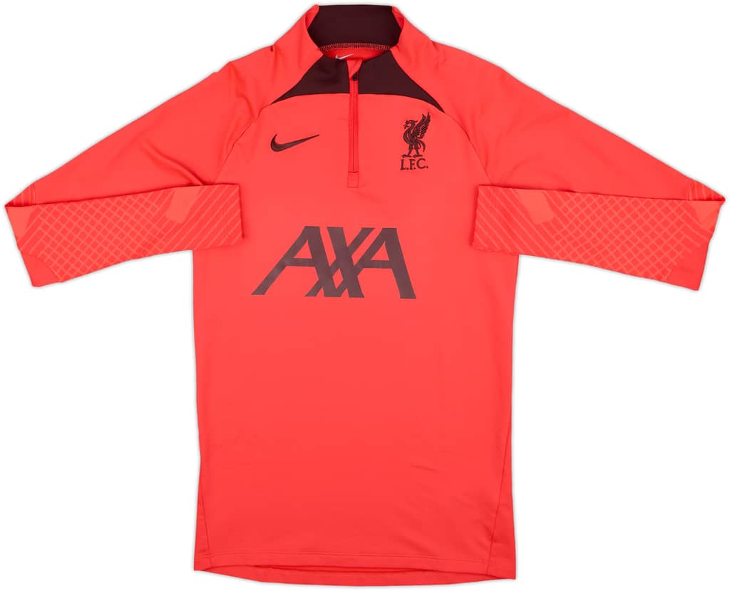 2022-23 Liverpool Nike 1/4 Zip Drill Top - 10/10 - (XS)