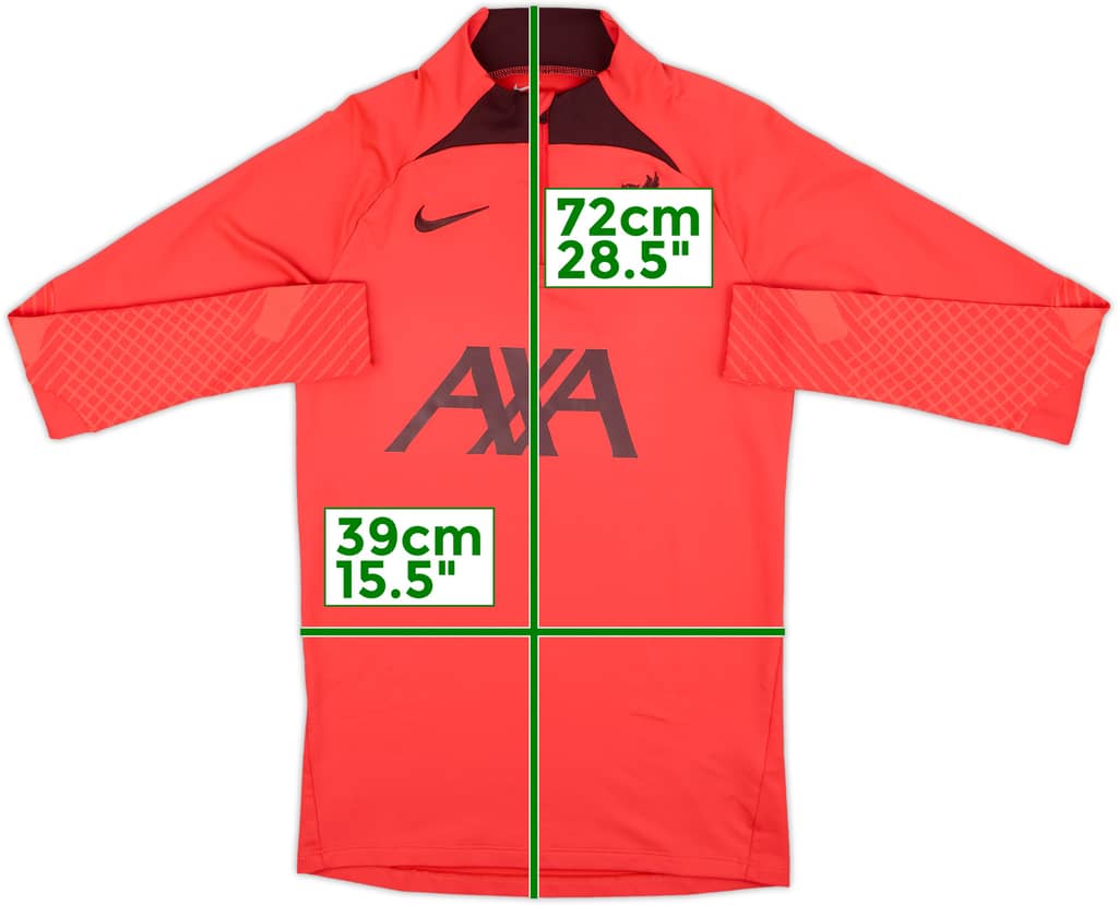 2022-23 Liverpool Nike 1/4 Zip Drill Top - 10/10 - (XS)