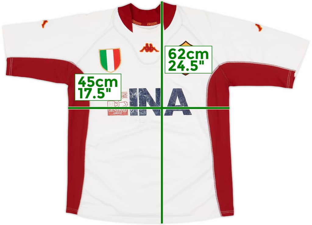 2001-02 Roma Away Shirt - 4/10 - (M)