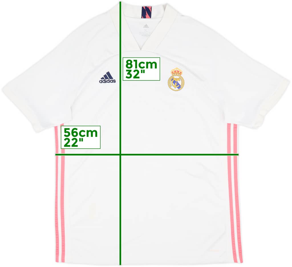 2020-21 Real Madrid Home Shirt - 3/10 - (XL)