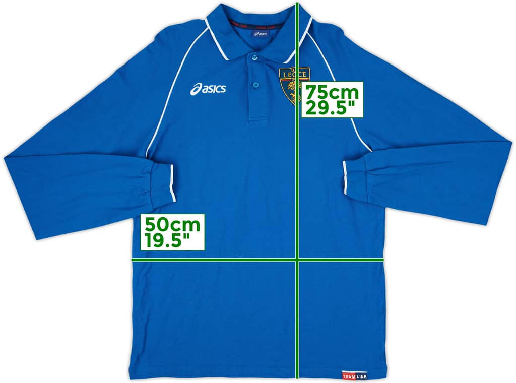 2009-10 Lecce Asics Polo L/S Shirt - 6/10 - (XL)