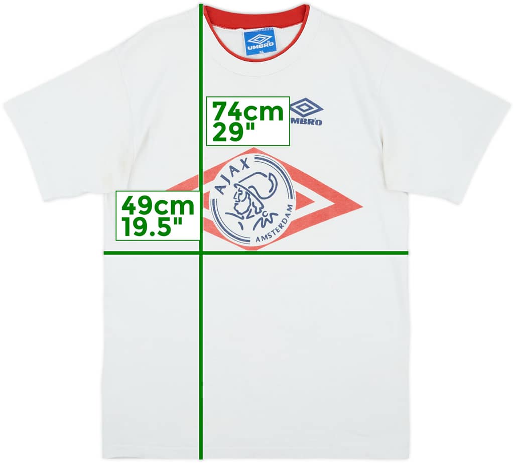 1997-98 Ajax Umbro Cotton Tee - 5/10 - (XL)