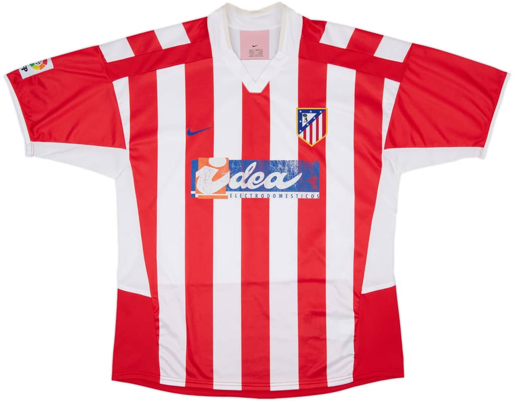 2002-03 Atletico Madrid Home Shirt - 6/10 - (L)