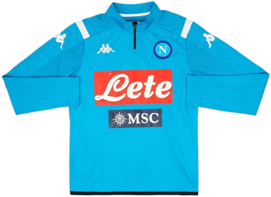 2019-20 Napoli Kappa 1/4 Zip Drill Top - 7/10 - (M)
