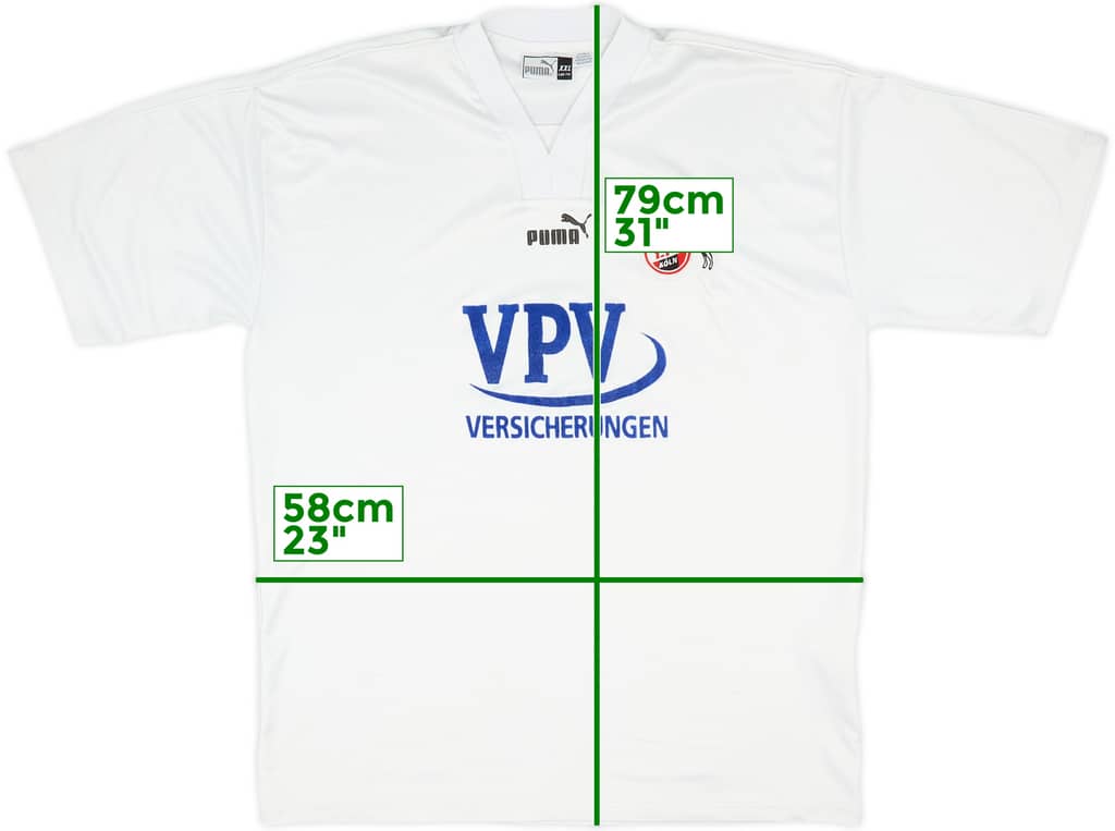 2000-01 FC Koln Home Shirt - 7/10 - (XXL)