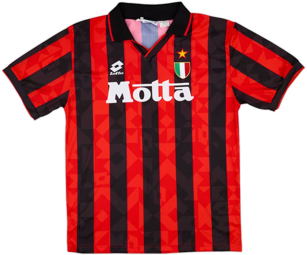 1993-94 AC Milan Home Shirt - 8/10 - (XL)