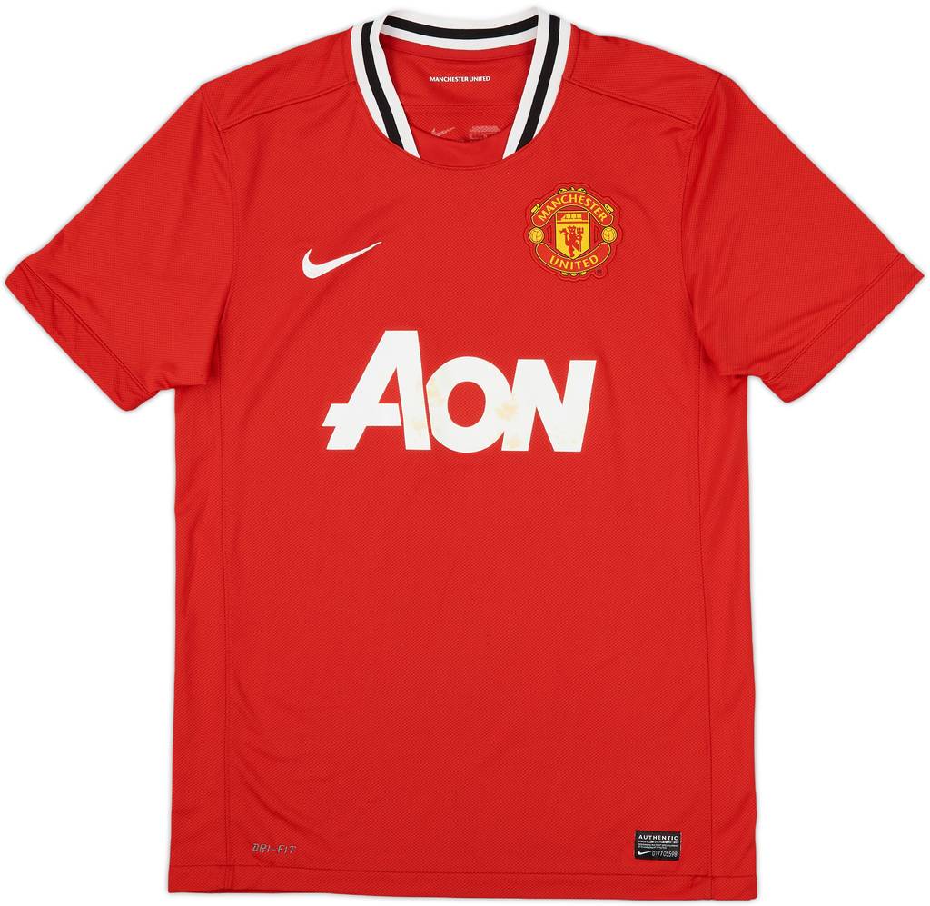 2011-12 Manchester United Home Shirt - 5/10 - (M)