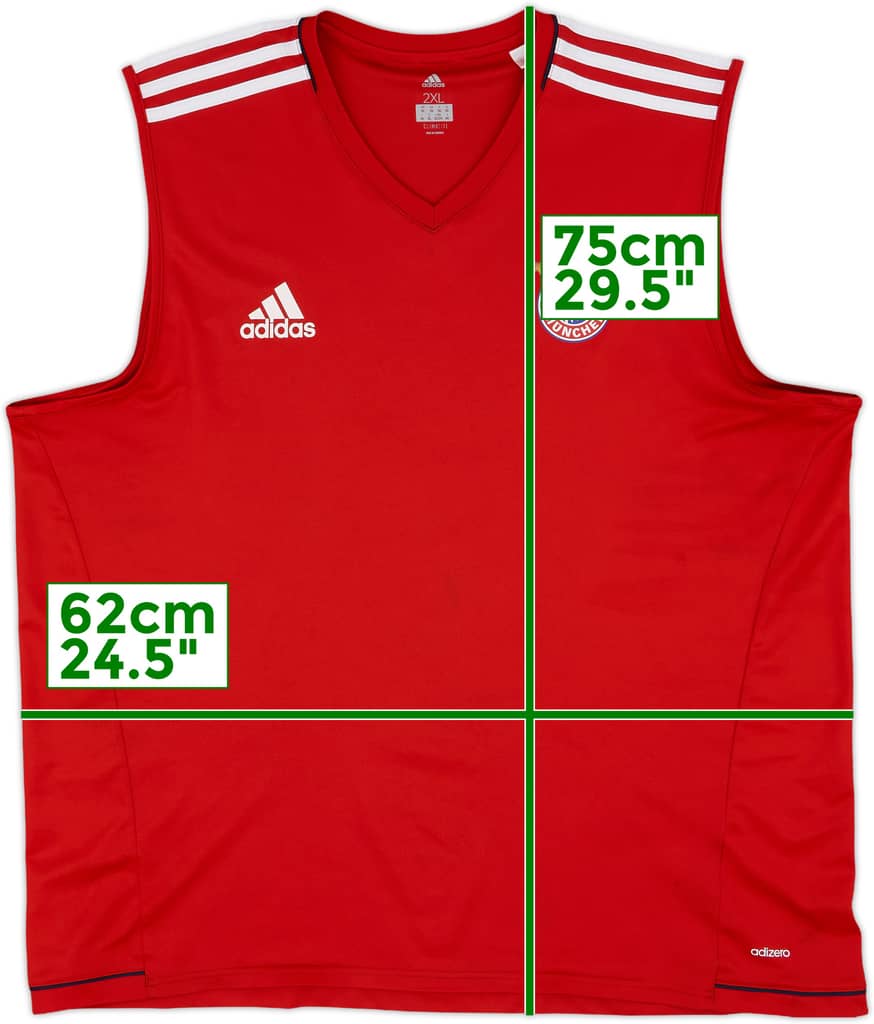 2017-18 Bayern Munich adidas Training Vest - 8/10 - (XXL)
