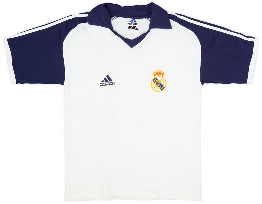 2000-01 Real Madrid adidas Polo Shirt - 5/10 - (S)
