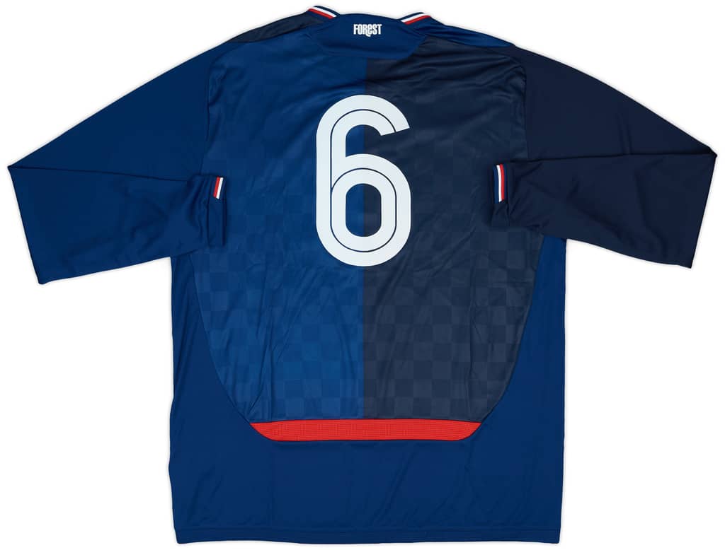 2009-10 Nottingham Forest Match Issue Away L/S Shirt #6