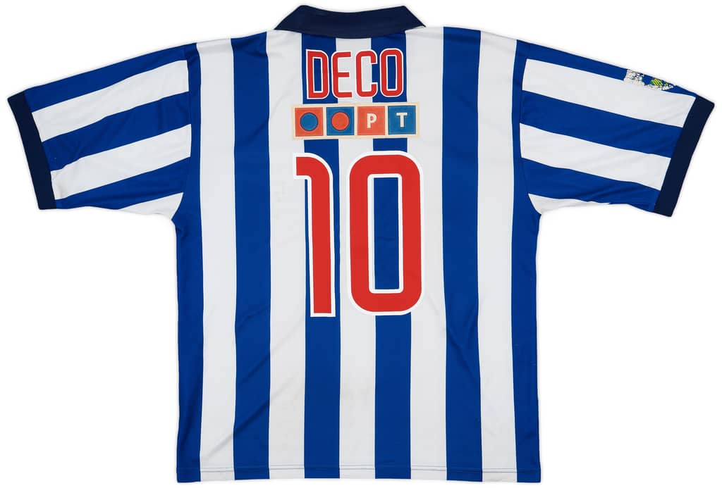 2002-03 Porto Home Shirt Deco #10 - 6/10 - (XXL)