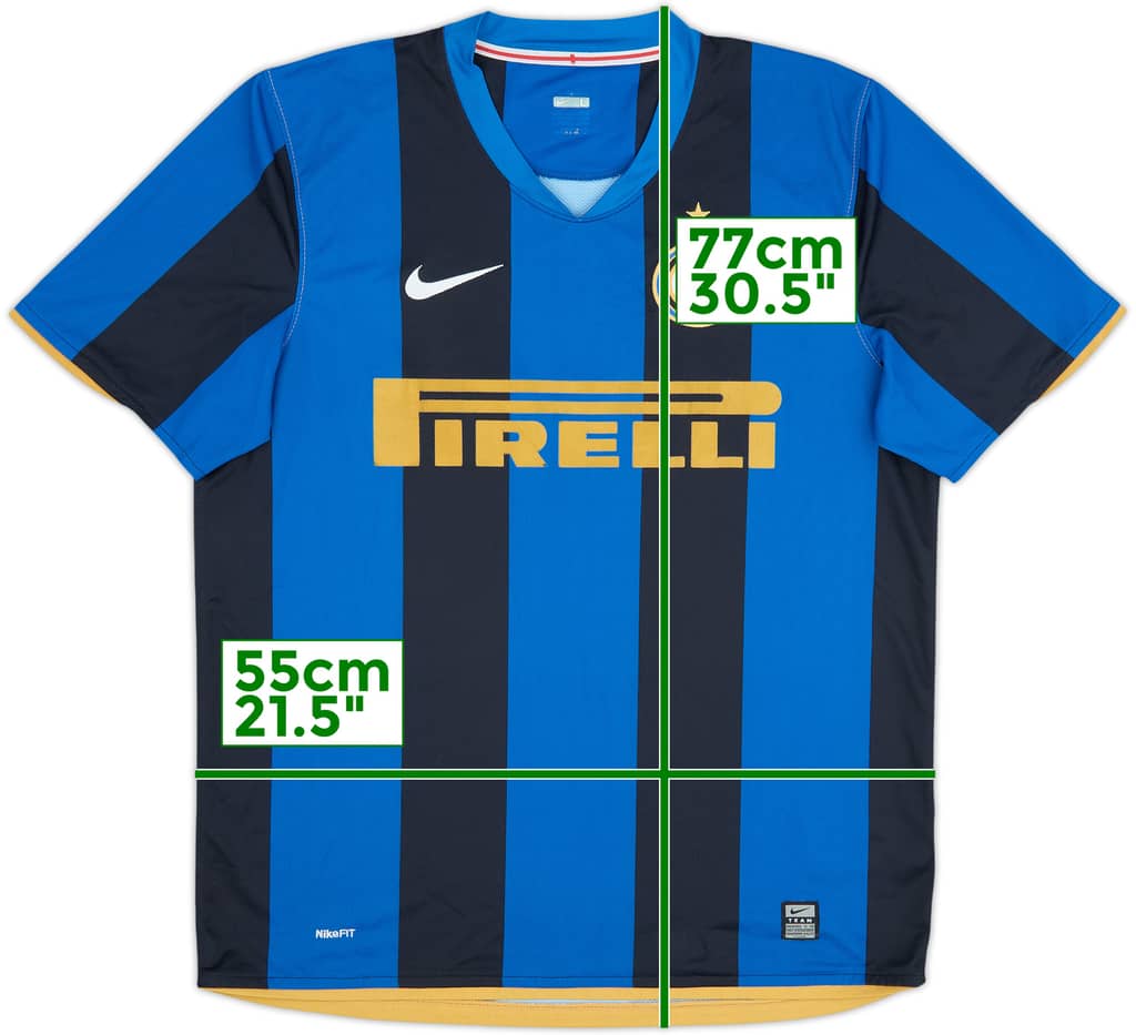 Camiseta de local del Inter Milan 2008-09 - 6/10 - (L)