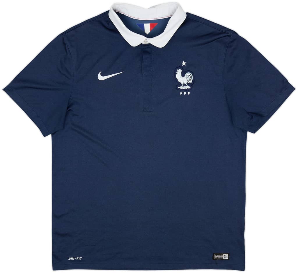 2014-15 France Home Shirt - 8/10 - (L)