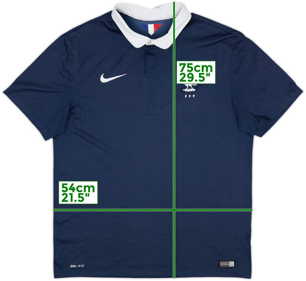 2014-15 France Home Shirt - 8/10 - (L)