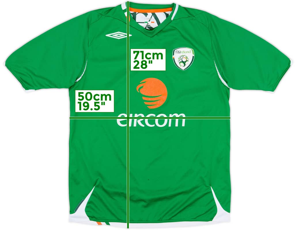 2006-08 Ireland Home Shirt - 7/10 - (S)