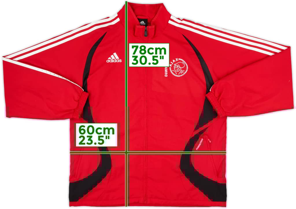 2006-07 Ajax adidas Formotion Track Jacket - 9/10 - (L)