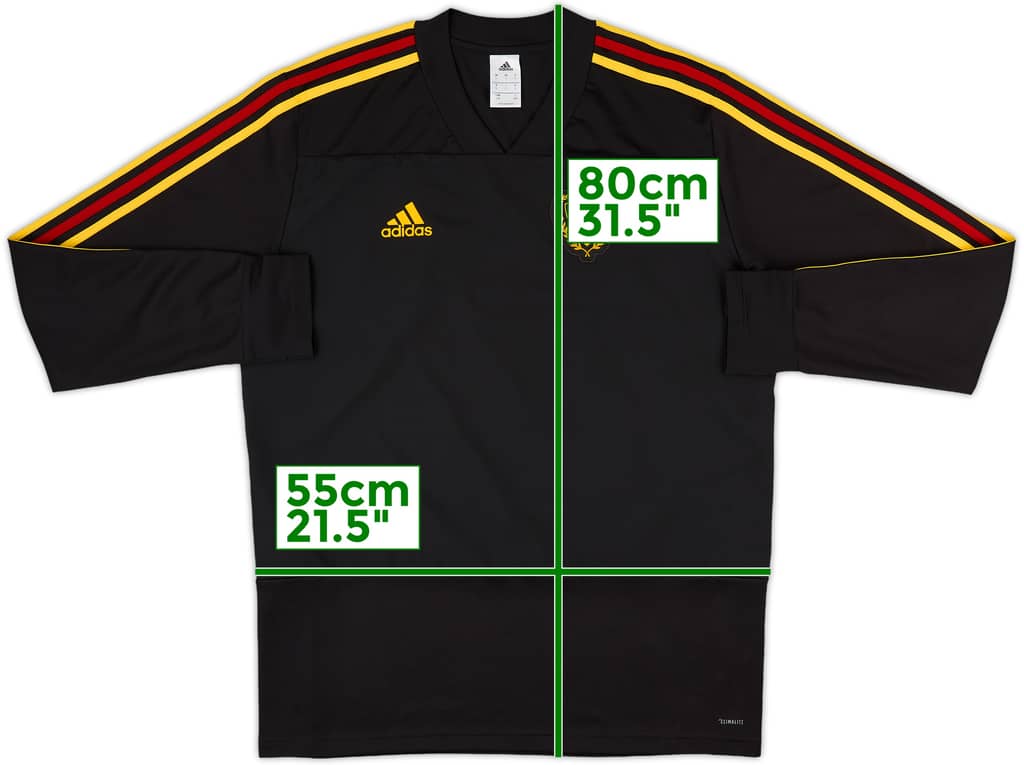 2017-18 Belgium adidas Drill Top - 9/10 - (L)