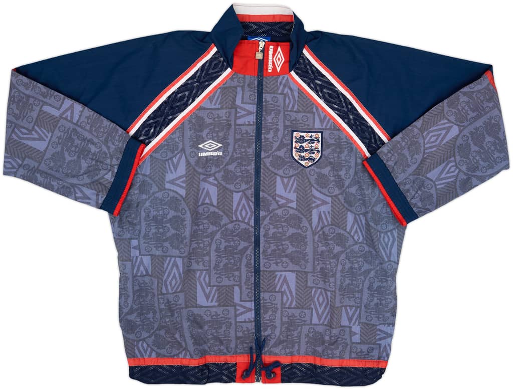 1993-95 England Umbro Track Jacket - 8/10 - (XL)