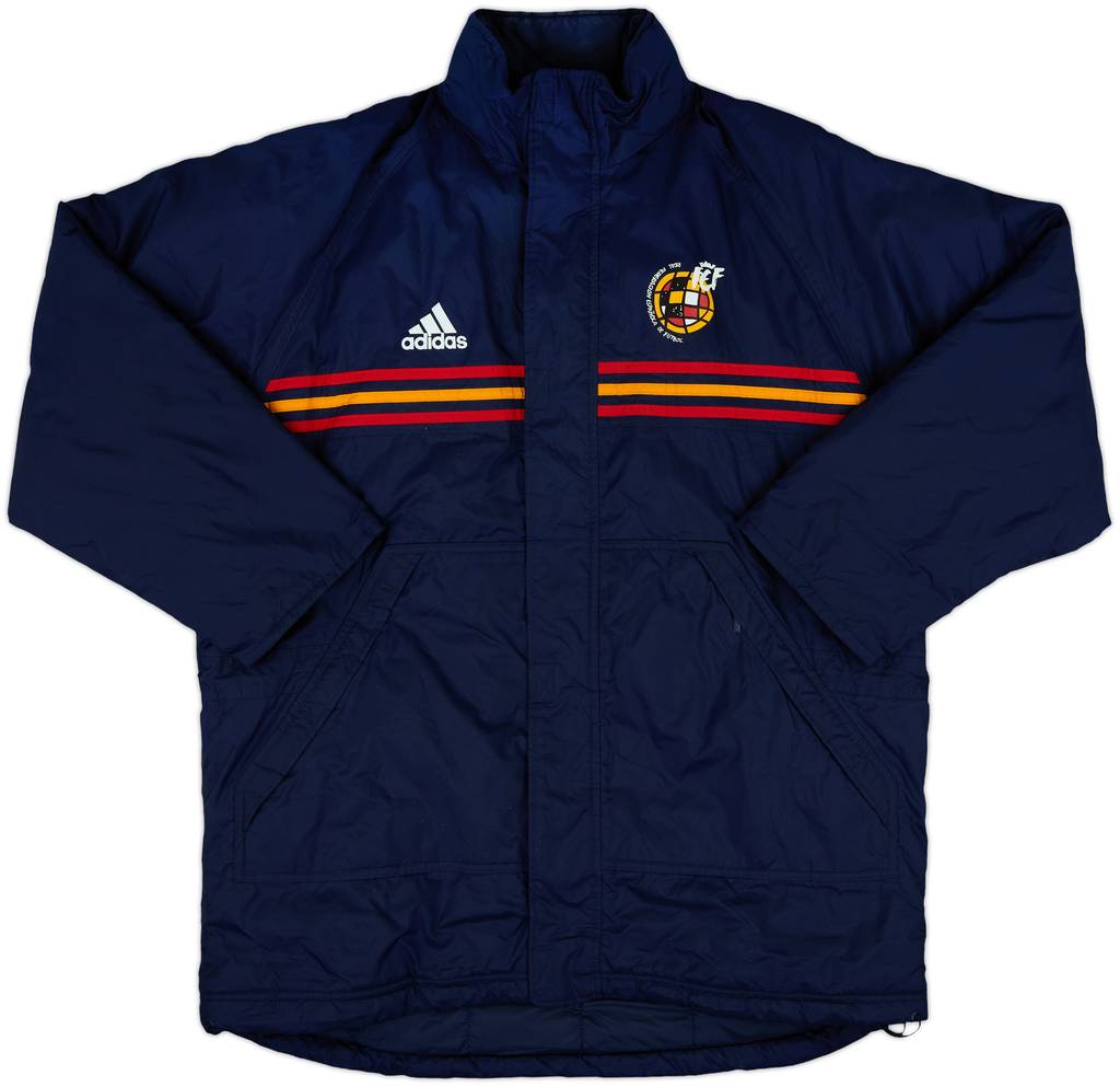 1998-00 Spain adidas Padded Bench Coat - 8/10 - (M/L)