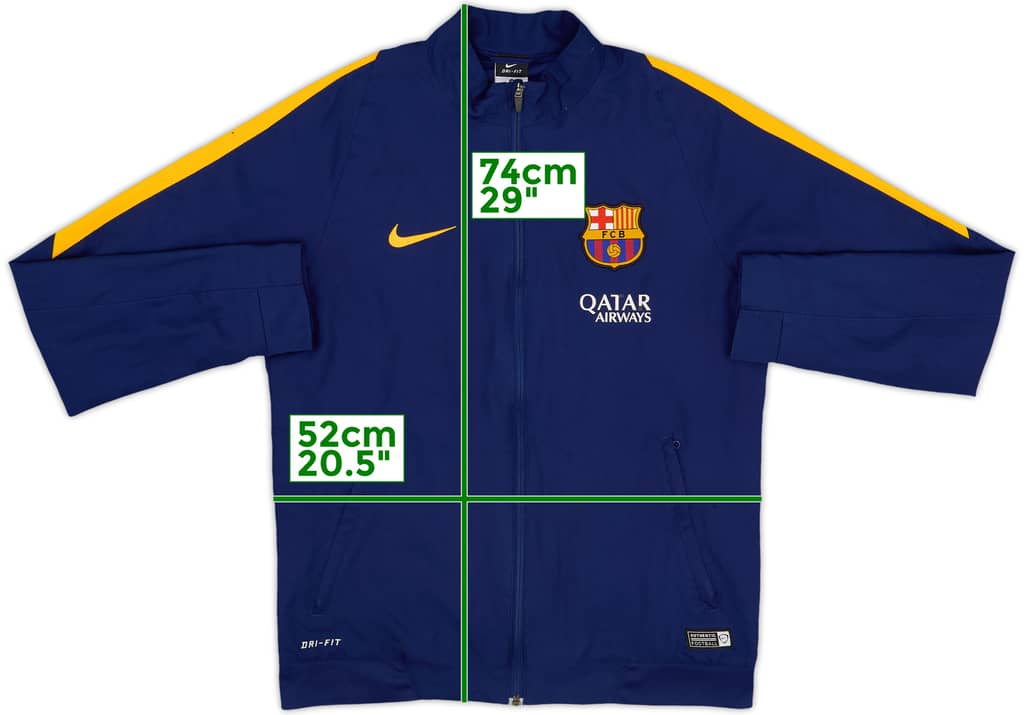 2015-16 Barcelona Nike Track Jacket - 8/10 - (M)