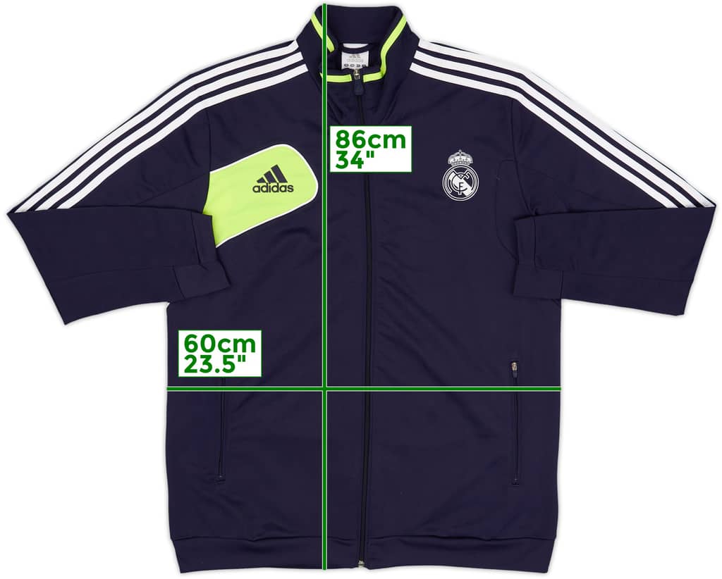 2012-13 Real Madrid adidas Track Jacket - 8/10 - (L/XL)