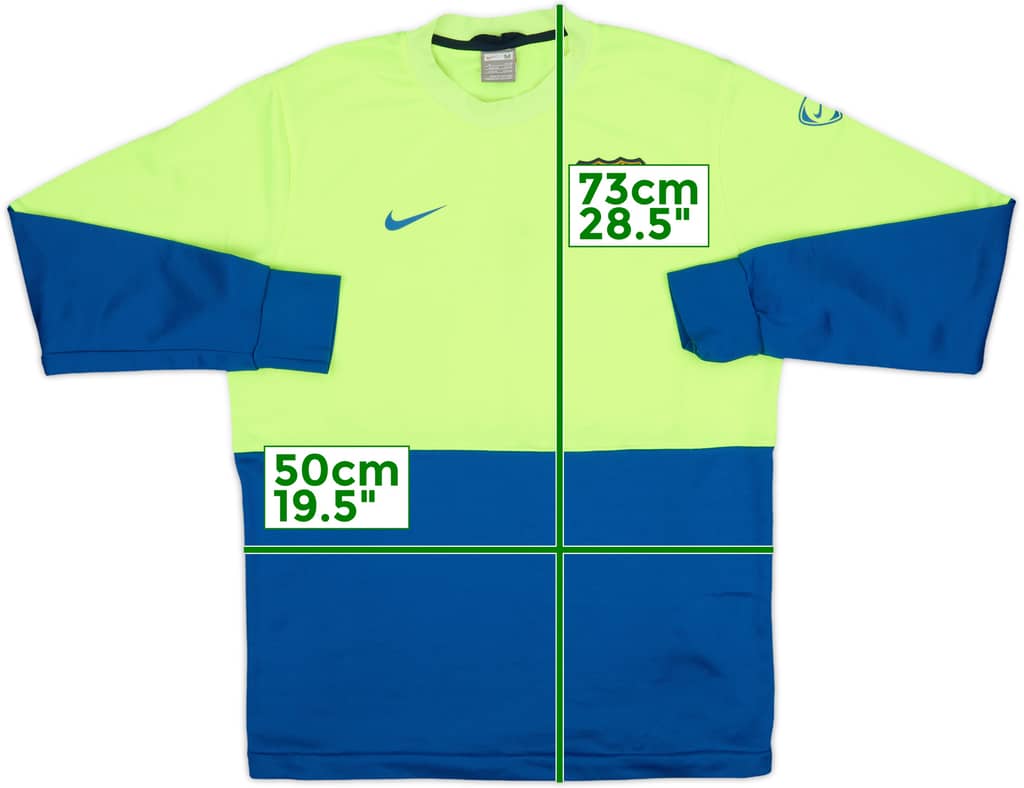 2009-10 Barcelona Nike Sweat Top - 8/10 - (M)