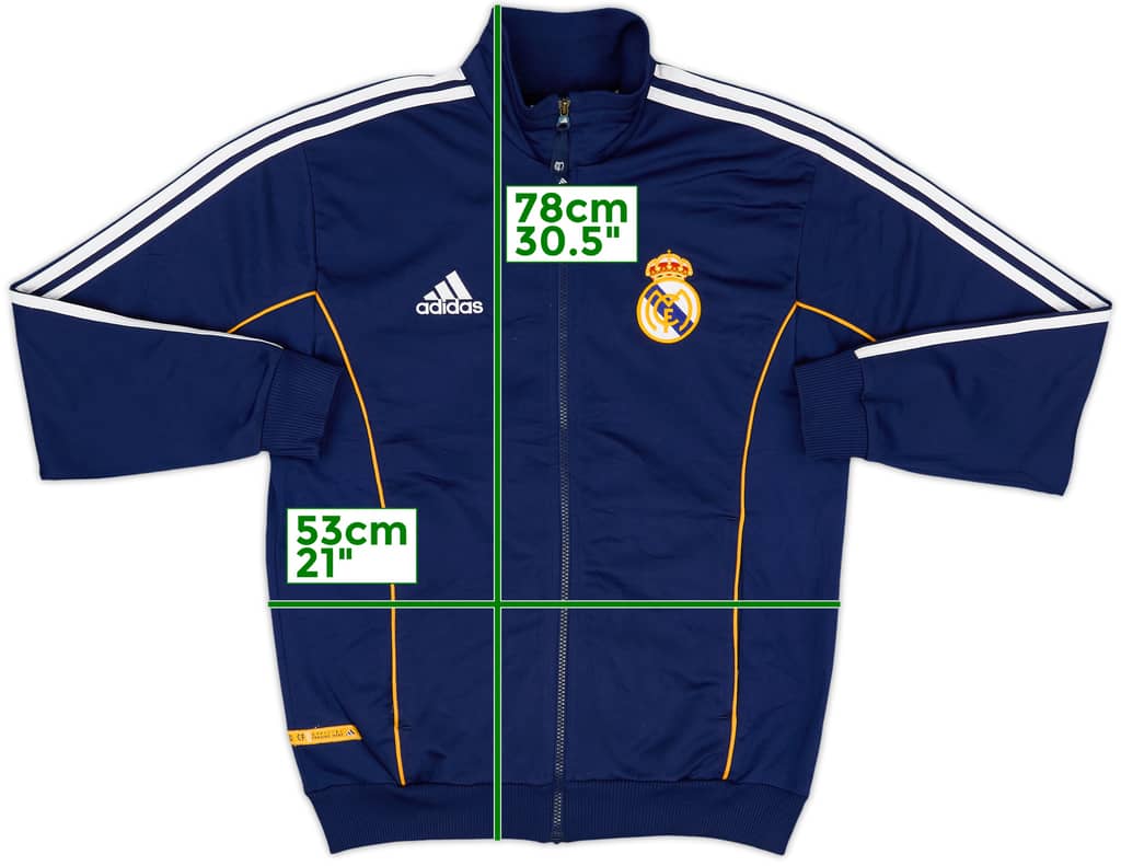 1999-00 Real Madrid adidas Track Jacket - 8/10 - (XL.Boys)