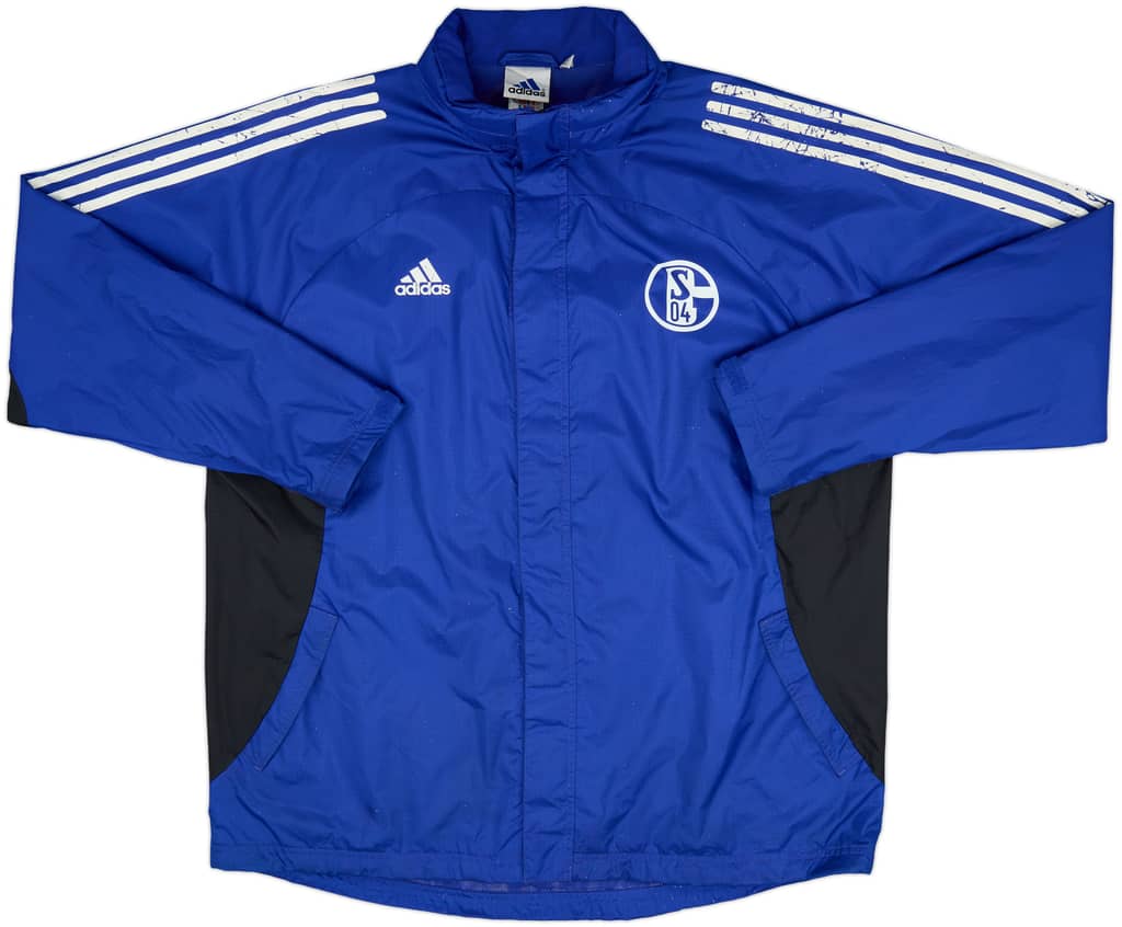 2002-03 Schalke adidas Hooded Rain Jacket - 6/10 - (XL)
