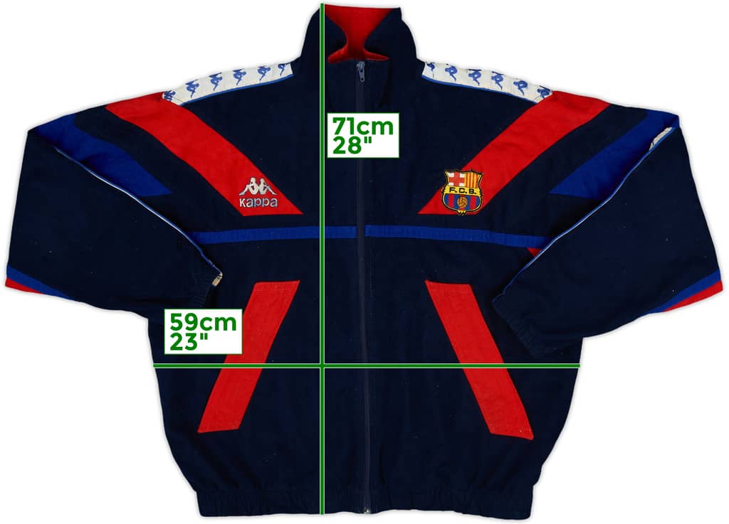 1995-97 Barcelona Kappa Track Jacket - 7/10 - (L)