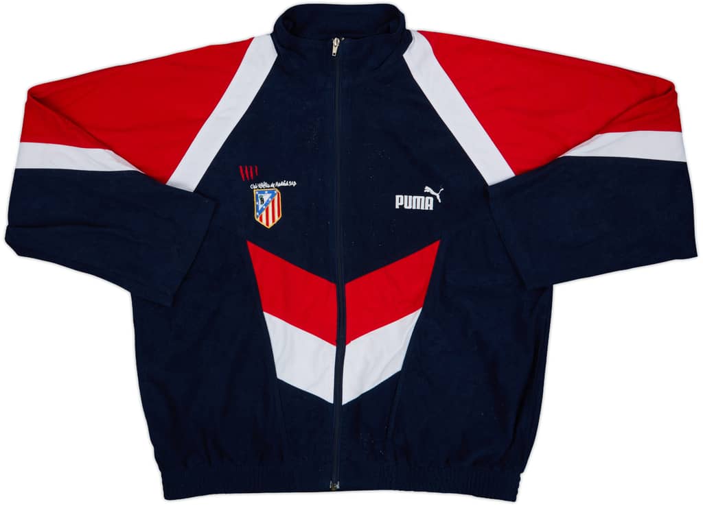 1996-98 Atletico Madrid Puma Track Jacket - 5/10 - (XL)