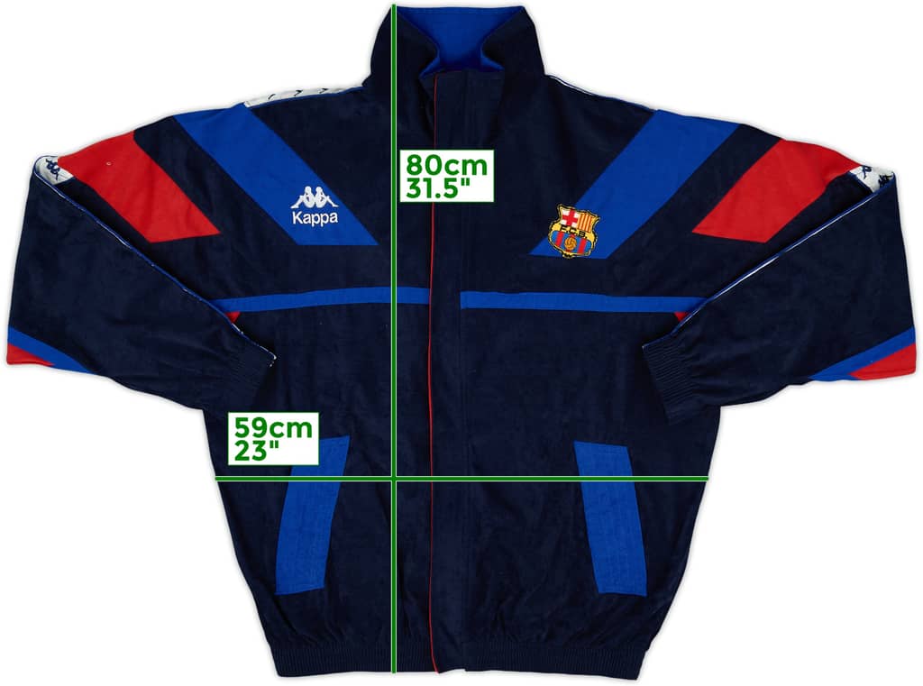 1993-95 Barcelona Kappa Track Jacket - 8/10 - (XL)