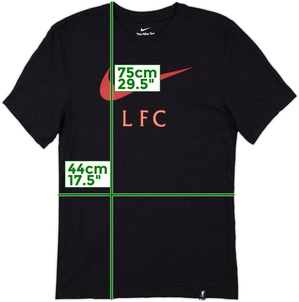 2021-22 Liverpool Nike Cotton Tee - 9/10 - (S)