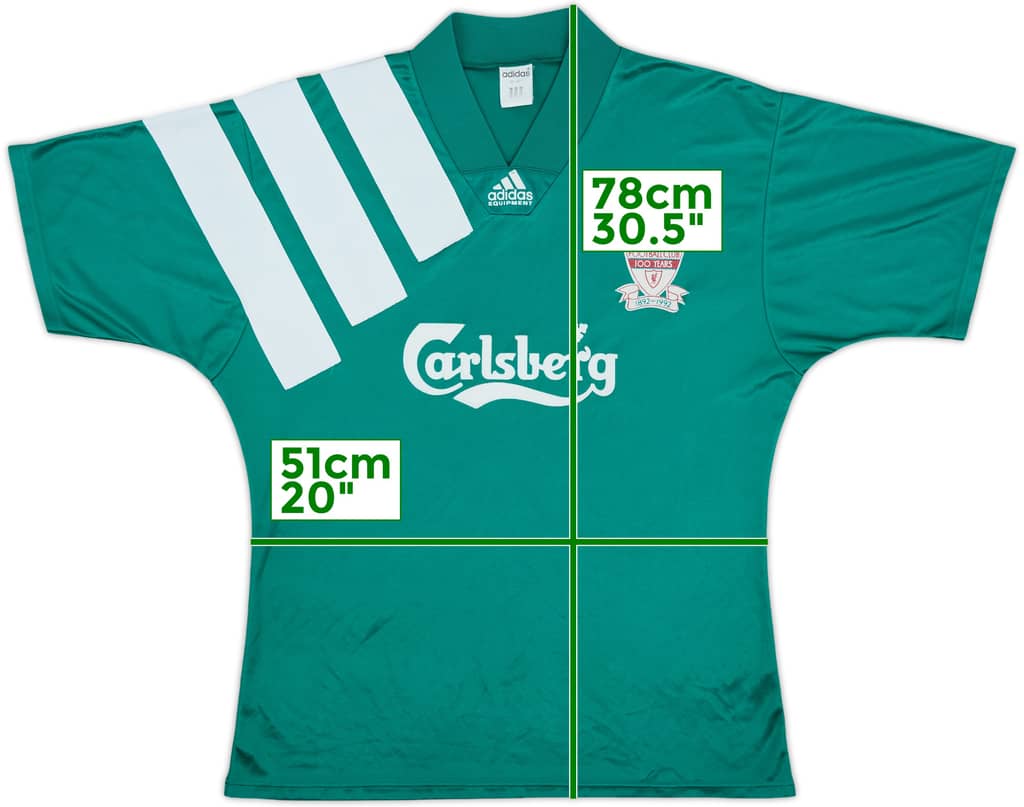 1992-93 Liverpool Centenary Away Shirt - 7/10 - (L)