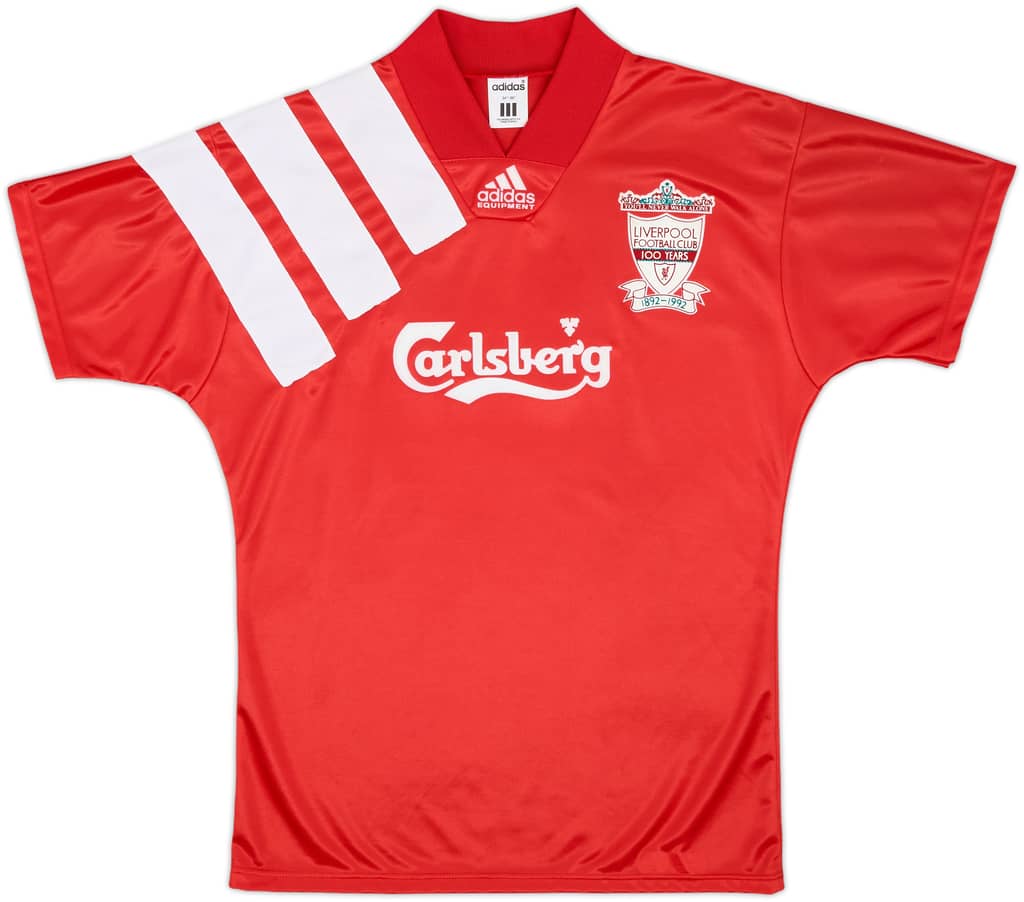 1992-93 Liverpool Centenary Home Shirt - 10/10 - (S)