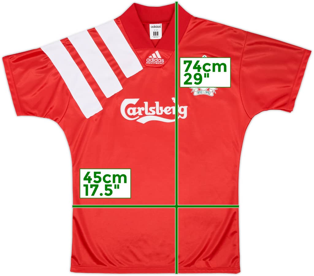 1992-93 Liverpool Centenary Home Shirt - 10/10 - (S)