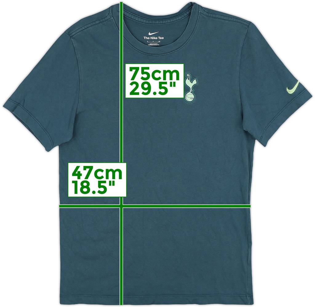 2021-22 Tottenham Nike Cotton Tee - 9/10 - (S)