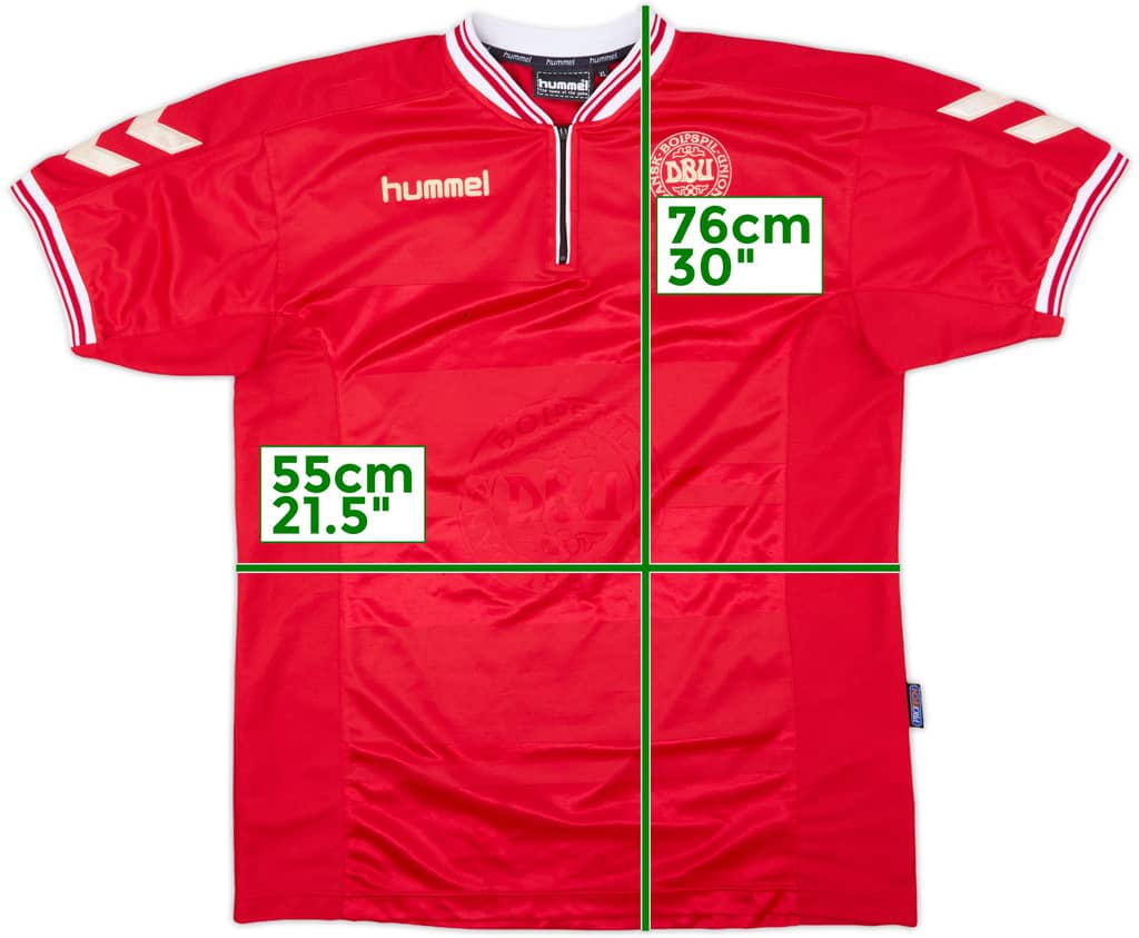 2000-02 Denmark Home Shirt - 7/10 - (XL)