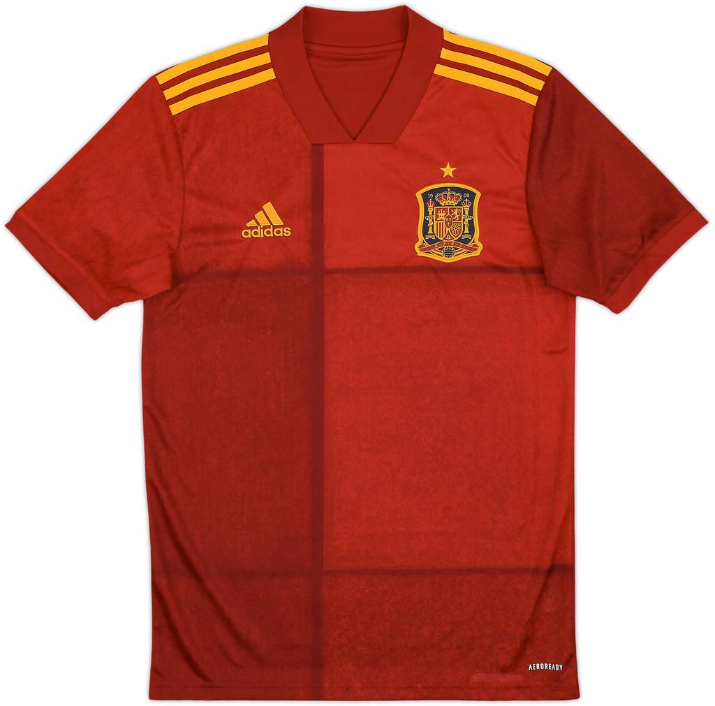 2020-21 Spain Home Shirt - 9/10 - (S)