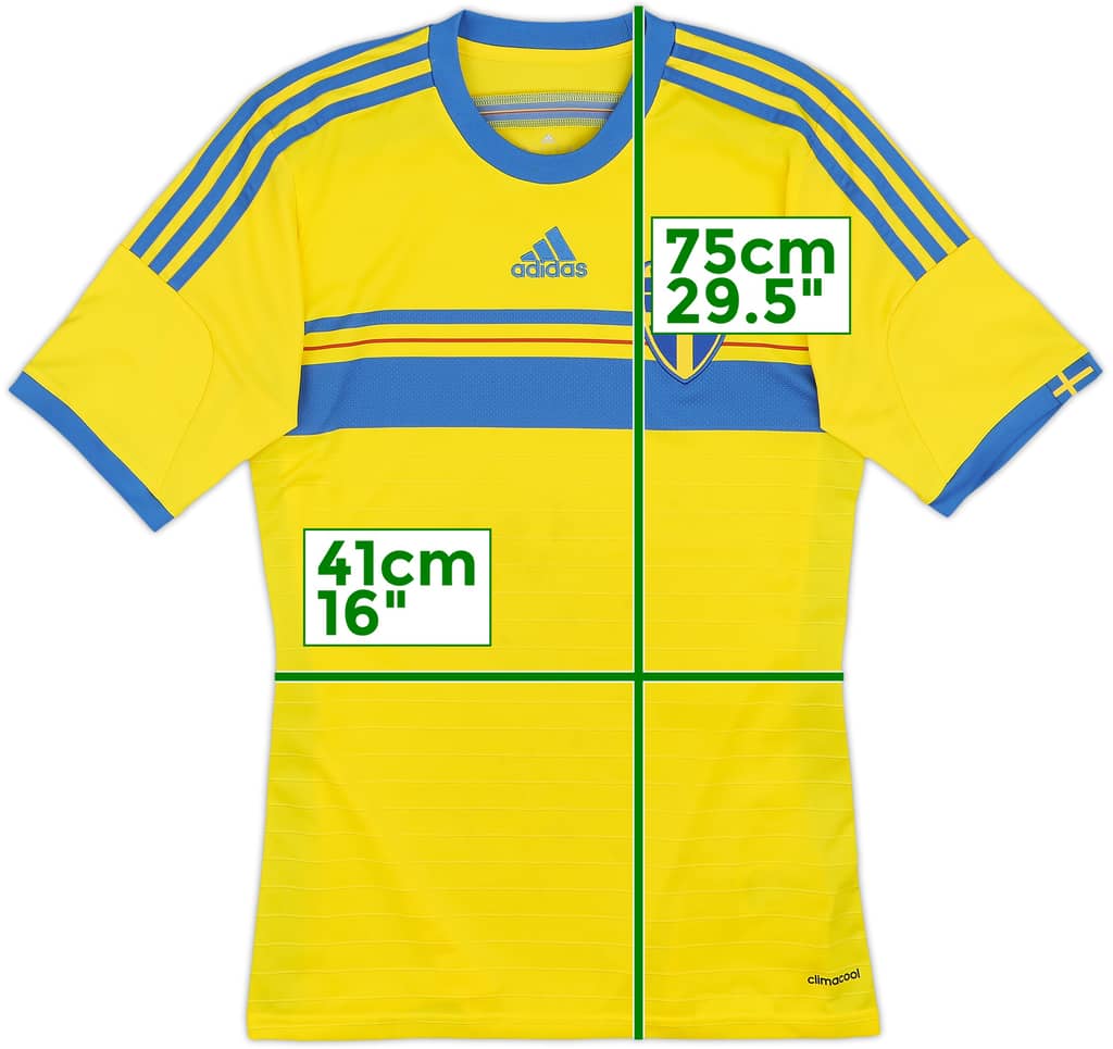 2014-15 Sweden Home Shirt - 5/10 - (S)