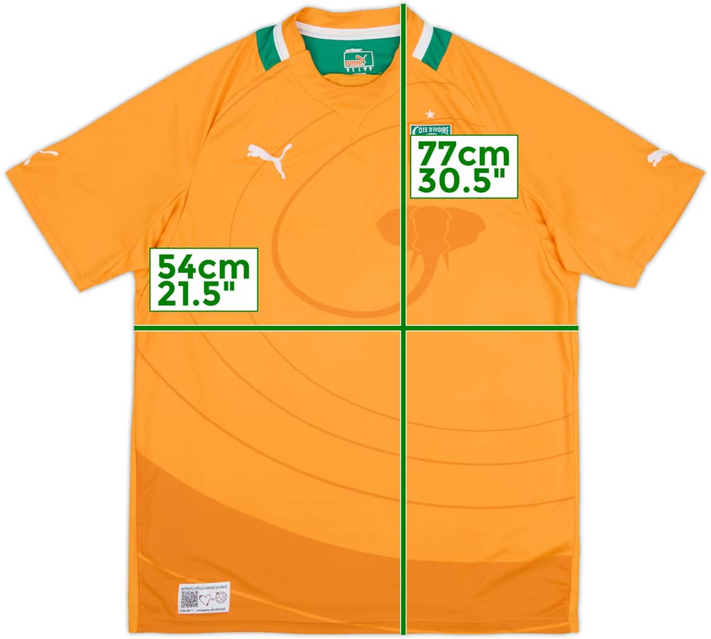2011-13 Ivory Coast Home Shirt - 9/10 - (L)