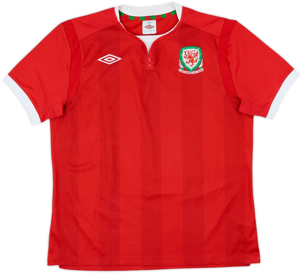 2011-12 Wales Home Shirt - 9/10 - (L)