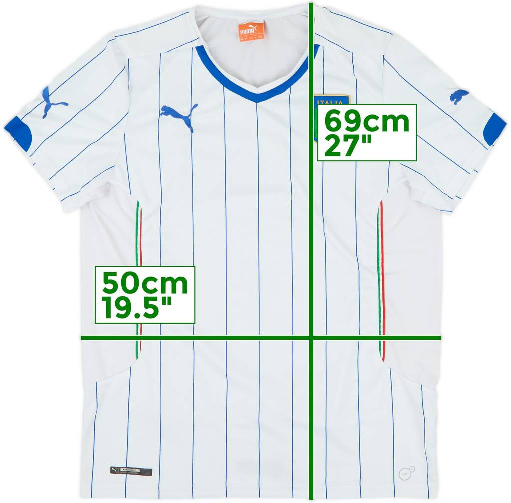 2014-15 Italy Away Shirt - 8/10 - (XL.Boys)