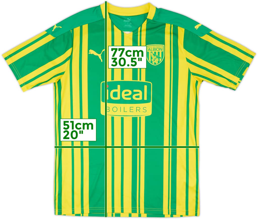 2020-21 West Brom Away Shirt - 9/10 - (L)